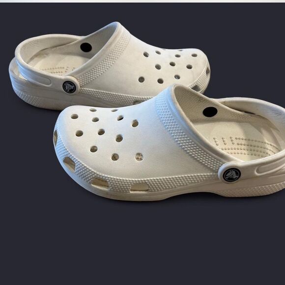 Classic CROCS, White, Women’s size 9/Men’s size 7 - Picture 5 of 6